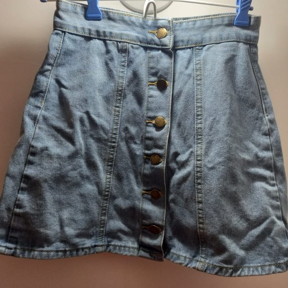 Denim Jean Skirt - Picture 1 of 3
